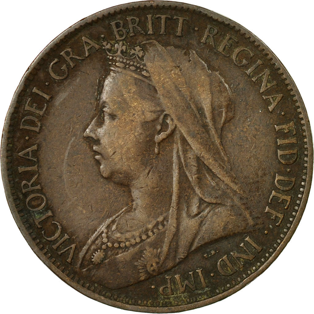 Monnaie, Grande-Bretagne, Victoria, 1/2 Penny, 1895, TTB, Bronze, KM:789