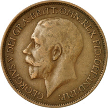Coin, Great Britain, George V, 1/2 Penny, 1912, EF(40-45), Bronze, KM:809