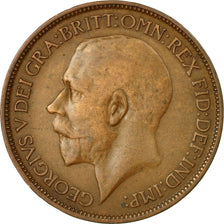Coin, Great Britain, George V, 1/2 Penny, 1913, EF(40-45), Bronze, KM:809