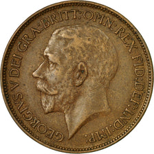 Coin, Great Britain, George V, 1/2 Penny, 1915, EF(40-45), Bronze, KM:809
