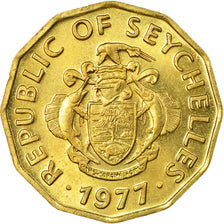 Monnaie, Seychelles, 10 Cents, 1977, British Royal Mint, TTB, Nickel-brass