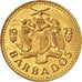 Monnaie, Barbados, 5 Cents, 1973, Franklin Mint, TTB, Laiton, KM:11