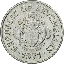 Coin, Seychelles, Cent, 1977, British Royal Mint, EF(40-45), Aluminum, KM:30