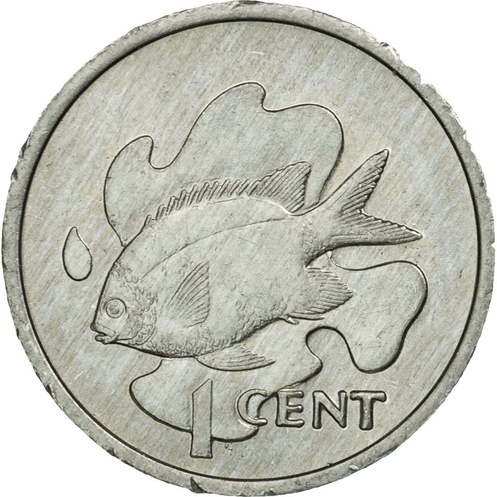 Coin, Seychelles, Cent, 1977, British Royal Mint, EF(40-45), Aluminum, KM:30