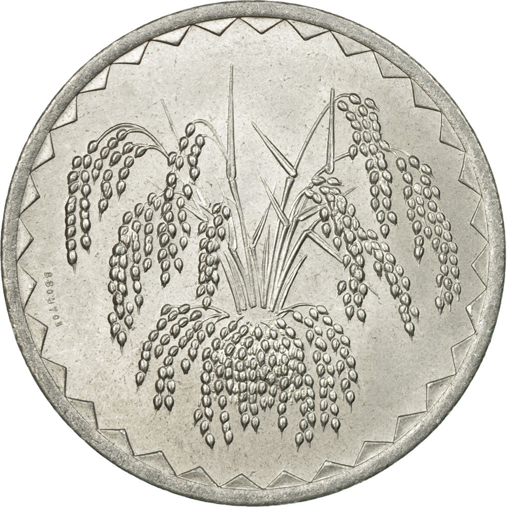 Coin, Mali, 10 Francs, 1976, Paris, AU(55-58), Aluminum, KM:11