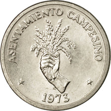 Coin, Panama, 2-1/2 Centesimos, 1973, EF(40-45), Copper-Nickel Clad Copper