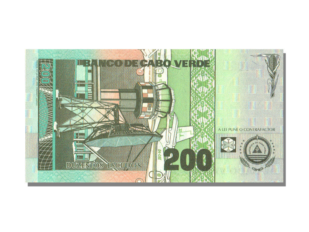 Cape Verde, 200 Escudos, 1992, 1992-08-08, UNC(65-70), CX198092