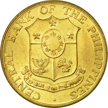 Coin, Philippines, 5 Centavos, 1964, EF(40-45), Brass, KM:187