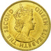 Coin, Jamaica, Elizabeth II, Penny, 1967, Franklin Mint, EF(40-45)