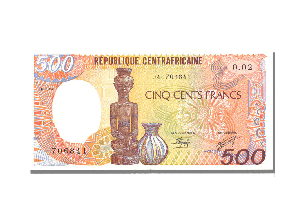 Central African Republic, 500 Francs, 1987, 1987-01-01, UNC(65-70)