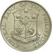 Coin, Philippines, 25 Centavos, 1966, AU(55-58), Copper-Nickel-Zinc, KM:189.1