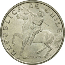 Moneda, Chile, 5 Escudos, 1971, MBC, Cobre - níquel, KM:199