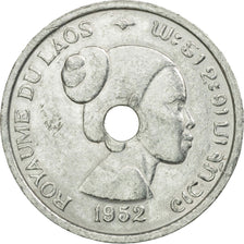 Coin, Lao, Sisavang Vong, 10 Cents, 1952, Paris, EF(40-45), Aluminum, KM:4
