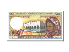 Comoros, 500 Francs, KM #10a, UNC(65-70), S.2