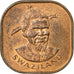 Monnaie, Swaziland, Sobhuza II, 2 Cents, 1975, British Royal Mint, TTB, Bronze