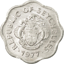Monnaie, Seychelles, 5 Cents, 1977, British Royal Mint, SUP, Aluminium, KM:31
