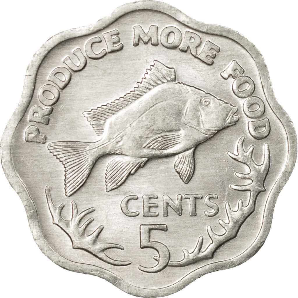 Monnaie, Seychelles, 5 Cents, 1977, British Royal Mint, SUP, Aluminium, KM:31