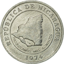 Münze, Nicaragua, 10 Centavos, 1974, VZ, Aluminium, KM:30