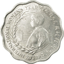 Monnaie, Bhoutan, 10 Chetrums, 1975, SUP, Aluminium, KM:43