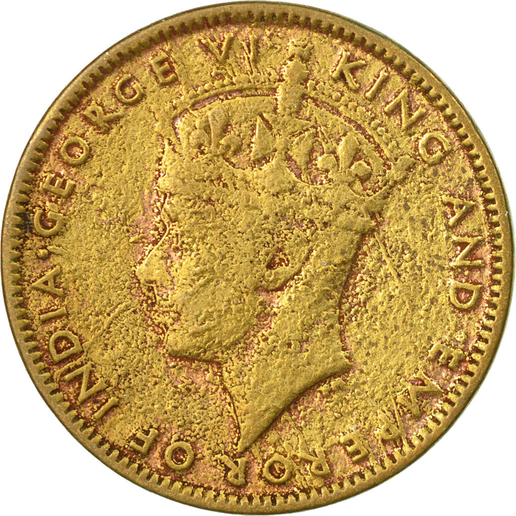 Coin, Jamaica, George VI, 1/2 Penny, 1947, Franklin Mint, VF(30-35)