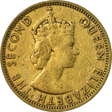 Coin, Jamaica, Elizabeth II, 1/2 Penny, 1963, Franklin Mint, EF(40-45)