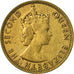 Coin, Jamaica, Elizabeth II, 1/2 Penny, 1963, Franklin Mint, EF(40-45)