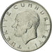 Coin, Turkey, Lira, 1974, EF(40-45), Stainless Steel, KM:889a.2