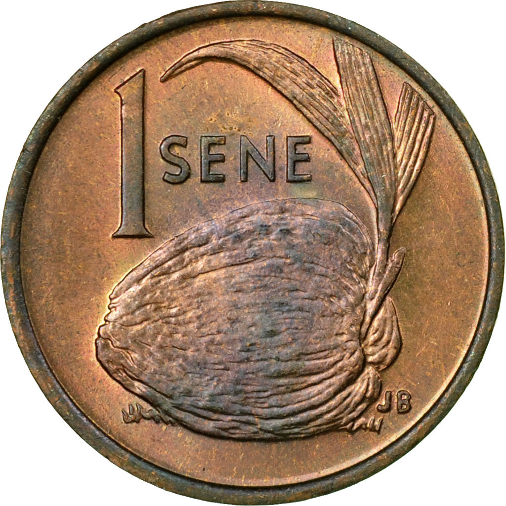 Moneta, Samoa, Sene, 1974, BB, Bronzo, KM:12