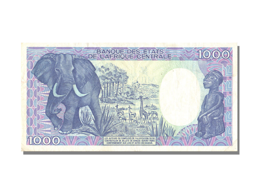 Congo, 1000 Francs, 1988, 1988-01-01, EF(40-45), S.05