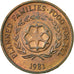 Coin, Tonga, King Taufa'ahau Tupou IV, 2 Seniti, 1981, EF(40-45), Bronze, KM:67