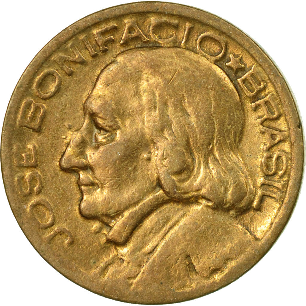 Coin, Brazil, 10 Centavos, 1948, VF(30-35), Aluminum-Bronze, KM:561