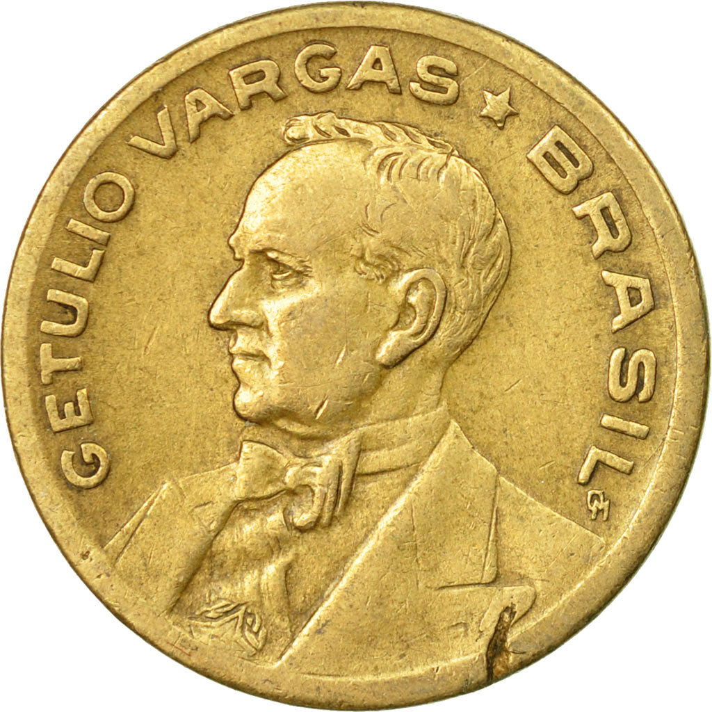 Moneta, Brasile, 20 Centavos, 1944, BB, Alluminio-bronzo, KM:556a