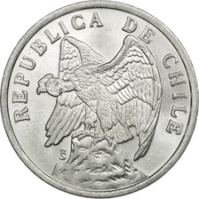 Coin, Chile, Centavo, 1975, AU(55-58), Aluminum, KM:203