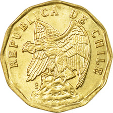 Moneda, Chile, 5 Centavos, 1975, MBC, Aluminio - bronce, KM:204