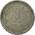 Münze, Argentinien, Peso, 1957, SS, Nickel Clad Steel, KM:57