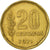 Coin, Argentina, 20 Centavos, 1971, EF(40-45), Aluminum-Bronze, KM:67