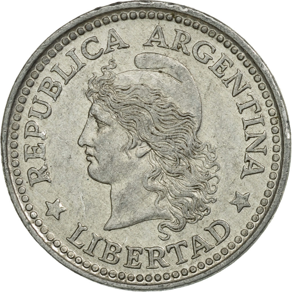 Coin, Argentina, 5 Centavos, 1974, EF(40-45), Aluminum, KM:65