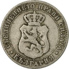 Monnaie, Bulgarie, Ferdinand I, 10 Stotinki, 1888, TB+, Copper-nickel, KM:10