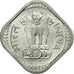 Coin, INDIA-REPUBLIC, 5 Paise, 1977, AU(55-58), Aluminum, KM:18.6