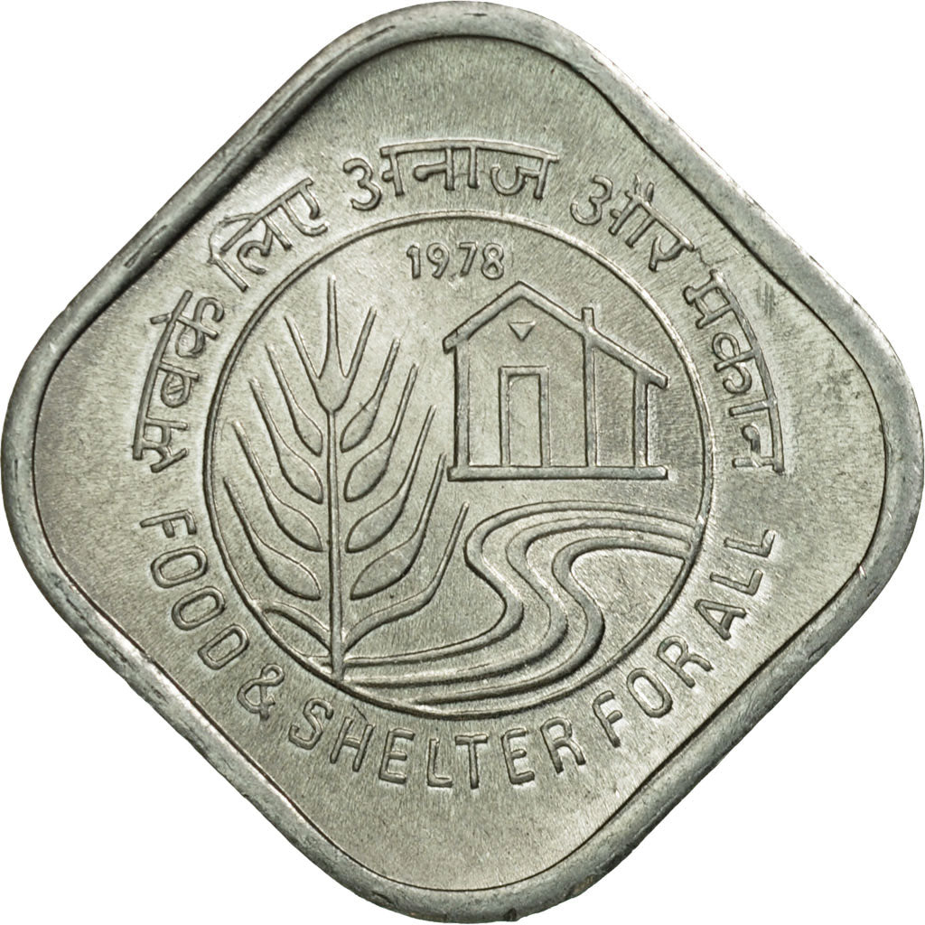 Monnaie, INDIA-REPUBLIC, 5 Paise, 1978, SUP, Aluminium, KM:21