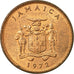 Coin, Jamaica, Elizabeth II, Cent, 1972, Franklin Mint, EF(40-45), Bronze, KM:52