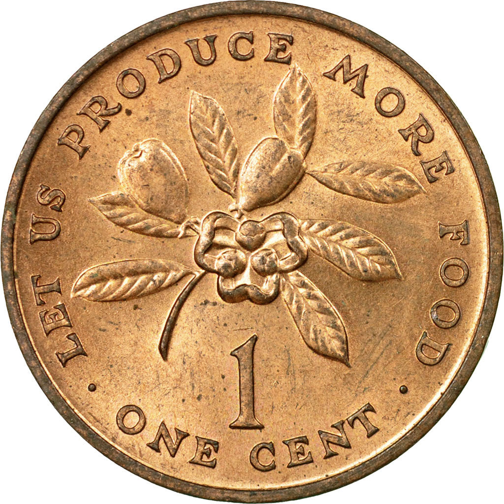Coin, Jamaica, Elizabeth II, Cent, 1972, Franklin Mint, EF(40-45), Bronze, KM:52
