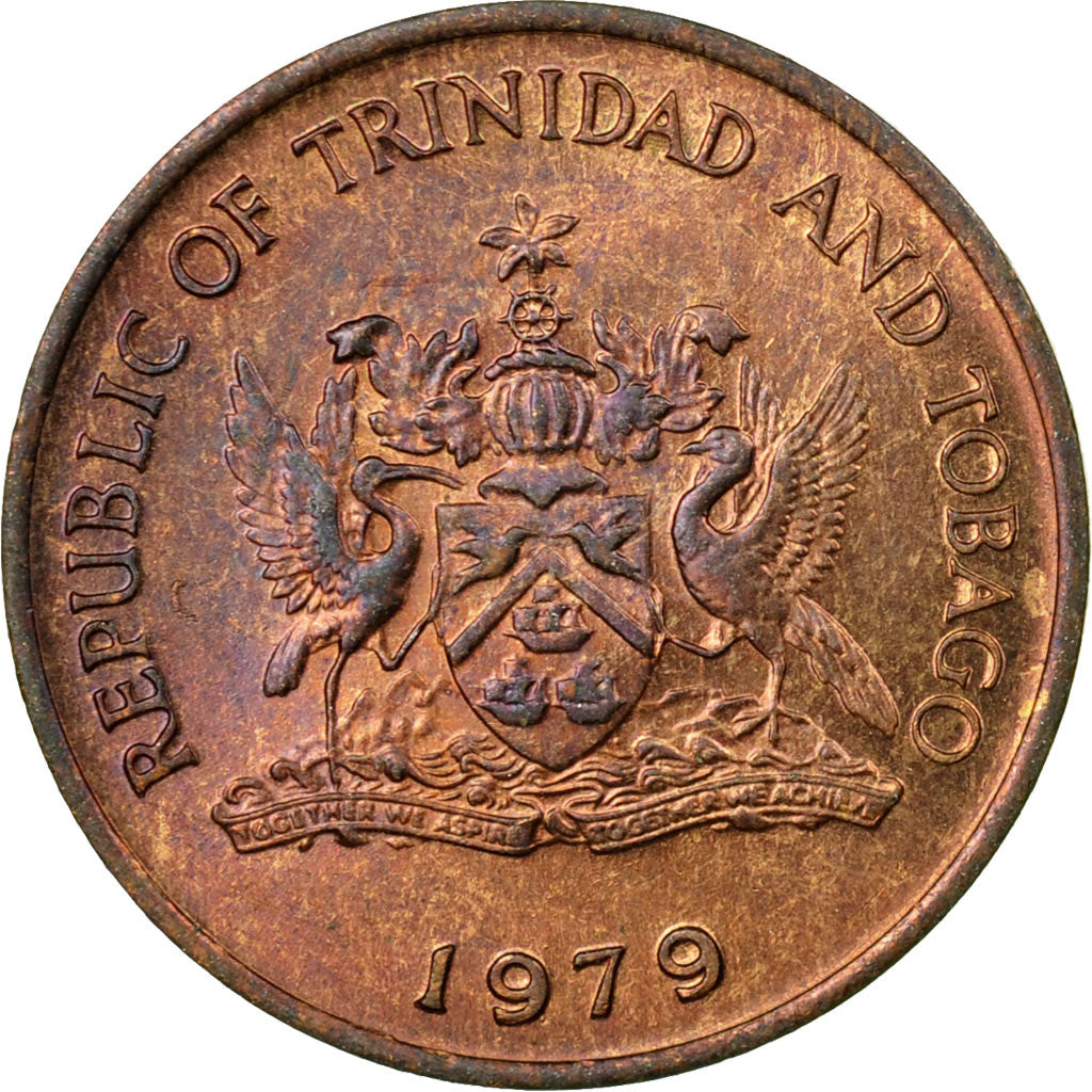Coin, TRINIDAD & TOBAGO, Cent, 1979, Franklin Mint, EF(40-45), Bronze, KM:29