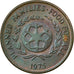 Coin, Tonga, King Taufa'ahau Tupou IV, 2 Seniti, 1975, EF(40-45), Bronze, KM:43