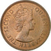 Coin, Mauritius, Elizabeth II, 5 Cents, 1969, EF(40-45), Bronze, KM:34