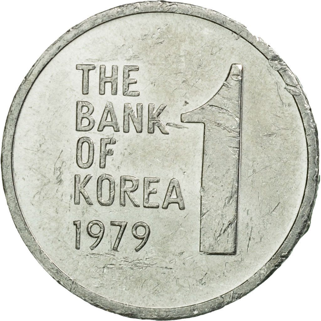 Coin, KOREA-SOUTH, Won, 1979, EF(40-45), Aluminum, KM:4a