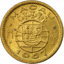 Coin, Macau, 5 Avos, 1967, EF(40-45), Nickel-brass, KM:1a
