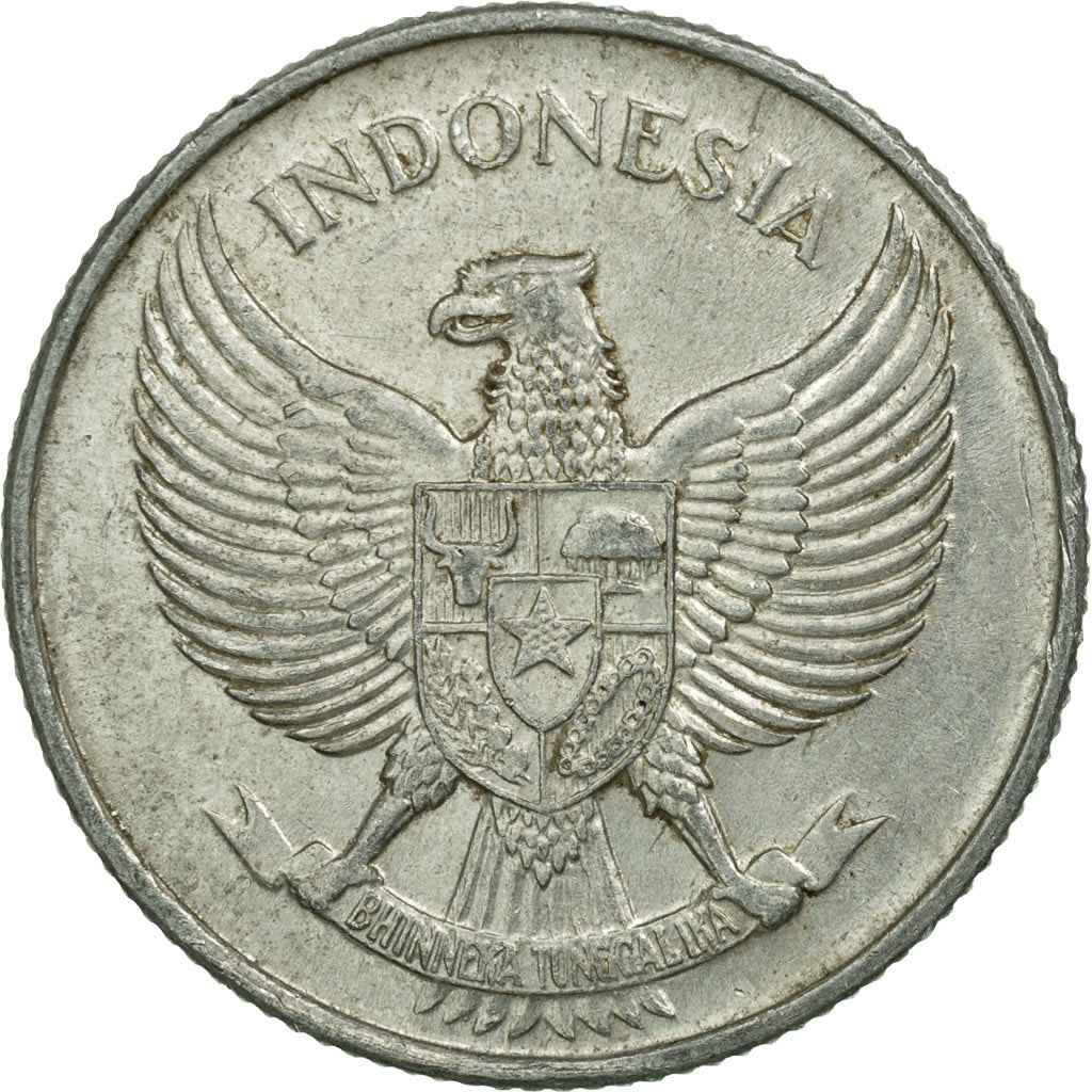 Coin, Indonesia, 25 Sen, 1957, EF(40-45), Aluminum, KM:11
