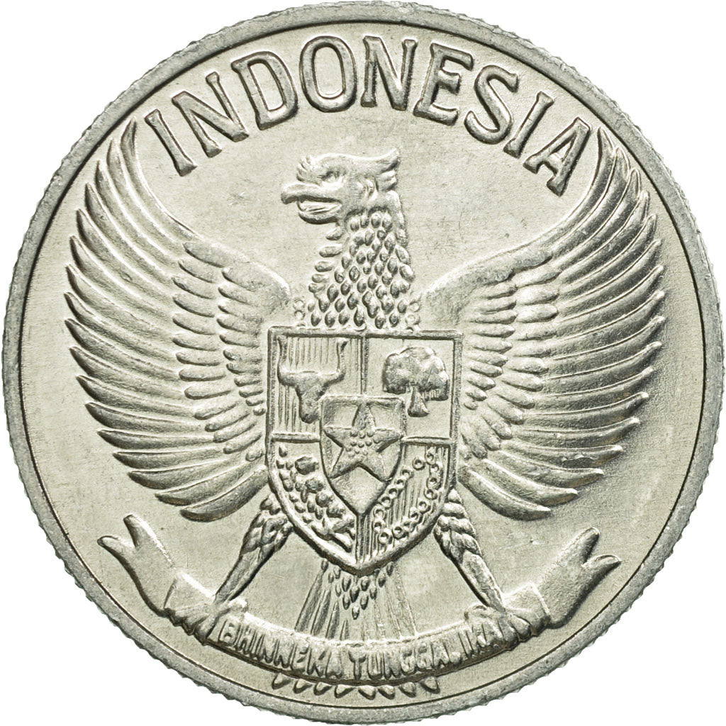 Coin, Indonesia, 50 Sen, 1961, EF(40-45), Aluminum, KM:14