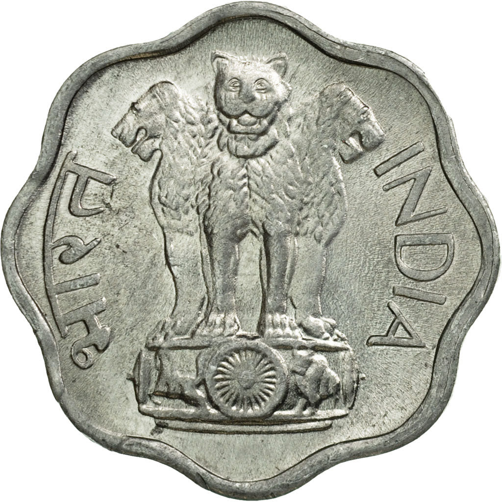 Coin, INDIA-REPUBLIC, 2 Paise, 1979, EF(40-45), Aluminum, KM:13.6